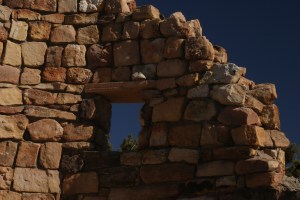 Faux ruins at the Desert View watchtower.