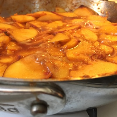 Houseproud peach sorta-jam cooking down IMG_2594